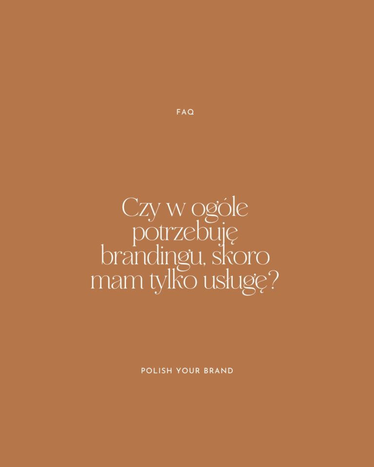 Identyfikacja wizualna dla usługi - Polish Your brand